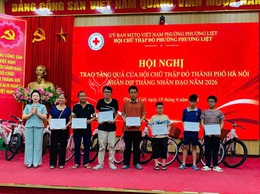 Phường Phương Liệt: Sơ kết công tác Chữ thập đỏ 6 tháng đầu năm và trao quà “Tháng nhân đạo” năm 2026