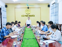 Hội nghị liên tịch thống nhất nội dung, chương trình, thời gian, địa điểm và công tác chuẩn bị tổ chức Kỳ họp chuyên đề về công tác sắp xếp thôn trên địa bàn xã