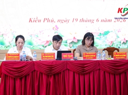 TỔ ĐẠI BIỂU SỐ 1 HỘI ĐỒNG NHÂN DÂN XÃ KIỀU PHÚ TIẾP XÚC CỬ TRI TRƯỚC KỲ HỌP THƯỜNG LỆ GIỮA NĂM 2026