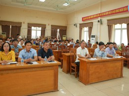 XÃ HƯNG ĐẠO TỔ CHỨC HỘI NGHỊ KHỞI CÔNG XÂY DỰNG CÔNG TRÌNH NÂNG CẤP HỆ THỐNG TRUYỀN THANH