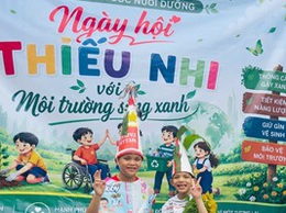 Sắc màu tuổi thơ từ những điều bình dị - Ngày hội Thiếu nhi với môi trường sống xanh
