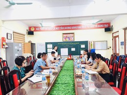 XÃ TRUNG GIÃ: TỔ CHỨC GIÁM SÁT VIỆC TRIỂN KHAI THỰC HIỆN NGHỊ QUYẾT 57-NQ/TW TẠI CÁC ĐẢNG BỘ, CHI BỘ TRỰC THUỘC ĐẢNG BỘ XÃ