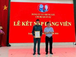 CHI BỘ BAN CHỈ HUY QUÂN SỰ XÃ TRUNG GIÃ TỔ CHỨC HỘI NGHỊ RA NGHỊ QUYẾT LÃNH ĐẠO THỰC HIỆN NHIỆM VỤ THÁNG 6 NĂM 2026