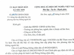 THÔNG BÁO CẤP PHÉP BAY CHO PHƯƠNG TIỆN BAY KHÔNG NGƯỜI LÁI