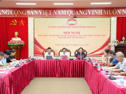 UBMTTQ Việt Nam xã Thanh Oai phản biện xã hội về dự thảo Đề án sắp xếp thôn, TDP
