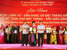 Đêm thứ nhất Liên hoan Dân ca - Dân vũ - Dân nhạc xã Bát Tràng năm 2026 thành công tốt đẹp