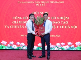 Hội nghị công bố quyết định Giám đốc Trung tâm Đào tạo và Chuyển giao công nghệ Y tế Hà Nội