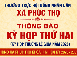 Sắp diễn ra: Kỳ họp thứ 2, HĐND xã Phúc Thọ 