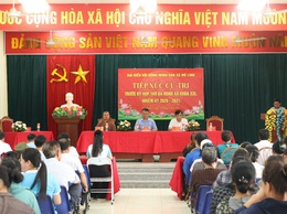Đại biểu HĐND xã Mê Linh tiếp xúc cử tri trước kỳ họp thường lệ giữa năm 2026
