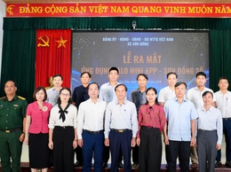 Sơn Đồng ra mắt ứng dụng “Sơn Đồng số” - Bước tiến mới trong chuyển đổi số phục vụ Nhân dân