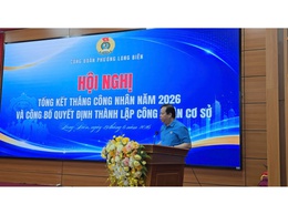 Công đoàn phường Long Biên tổng kết Tháng Công nhân năm 2026