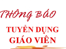 Tuyển dụng 65 chỉ tiêu giáo viên làm việc tại các cơ sở giáo dục Tiểu học và Trung học cơ sở công lập thuộc UBND xã Nội Bài năm 2026