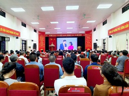 Phường Phú Lương: Hội nghị Sơ kết 1 năm vận hành mô hình chính quyền địa phương hai cấp và đánh giá kết quả thực hiện nhiệm vụ 6 tháng đầu năm 2026 và triển khai nhiệm vụ trọng tâm 6 tháng cuối năm