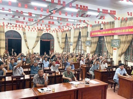 Người dân khu vực Thụy Hương đồng thuận cao với phương án sắp xếp, tổ chức lại tổ dân phố