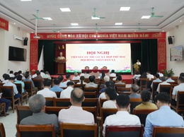 Hội nghị TXCT sau kỳ họp thường lệ giữa năm của HĐND xã Thiên Lộc khóa II, nhiệm kỳ 2026 – 2031