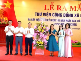 DÂN HÒA RA MẮT THƯ VIỆN CỘNG ĐỒNG - KỶ NIỆM  NĂM BÁO CHÍ CÁCH MẠNG VIỆT NAM 21/6/1925-21/6/2926