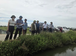 Xã Bình Minh kiểm tra hệ thống công trình thủy lợi, chủ động ứng phó mùa mưa bão năm 2026