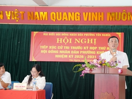 Đại biểu HĐND phường Yên Nghĩa tiếp xúc cử tri trước kỳ họp thứ Hai, HĐND phường Khóa II, nhiệm kỳ 2026 - 2031