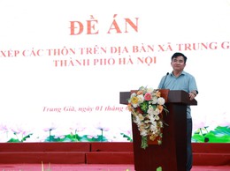 TRUNG GIÃ TRIỂN KHAI ĐỀ ÁN SẮP XẾP CÁC THÔN TRÊN ĐỊA BÀN XÃ