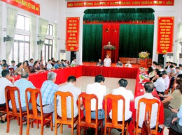 XÃ PHÚC SƠN TRIỂN KHAI THỰC HIỆN SẮP XẾP, TỔ CHỨC LẠI THÔN NĂM 2026