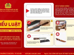 Vũ khí, vật liệu nổ, công cụ hỗ trợ không phải đồ chơi !