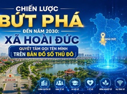 Chiến lược bứt phá đến năm 2030 - Xã Hoài Đức quyết tâm gọi tên mình trên bản đồ số Thủ đô