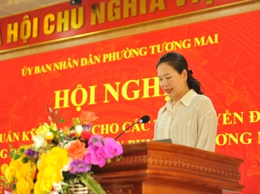 Phường Tương Mai tổ chức Hội nghị tập huấn kỹ năng số cho các Tổ chuyển đổi số cộng đồng trên địa bàn phường
