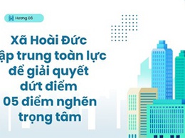 Hành trình 6 tháng xã Hoài Đức khơi thông 