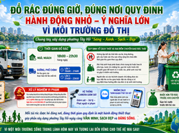 Đổ rác đúng giờ, đúng nơi quy định – Hành động nhỏ, ý nghĩa lớn vì môi trường đô thị