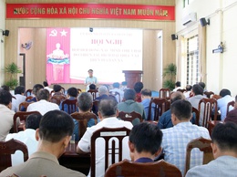 UBND xã Trần Phú: tổ chức hội nghị họp Hội đồng xác minh thiệt hại do thiên tai, dịch hại thực vật trên địa bàn xã