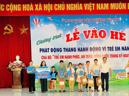 Phường Yên Hòa tổ chức Lễ vào Hè và phát động Tháng hành động vì trẻ em năm 2026