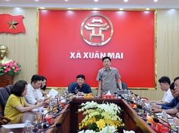 Ủy ban MTTQ Việt Nam thành phố Hà Nội khảo sát về công tác vận động, quản lý và sử dụng Quỹ “Vì biển, đảo Việt Nam”, Quỹ “Vì người nghèo” và Quỹ “Cứu trợ” tại xã Xuân Mai