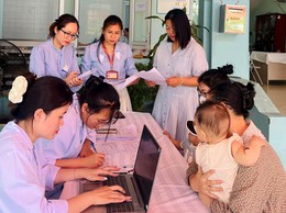 Thượng Cát triển khai chiến dịch bổ sung vitamin A góp phần nâng cao sức khỏe trẻ em
