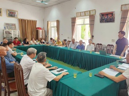 Đồng chí Nguyễn Hợp Tiến – Phó Bí thư thường trực Đảng ủy xã Phú Nghĩa dự buổi sinh hoạt định kỳ tháng 6/2026 của Chi bộ thôn Nhật Tiến