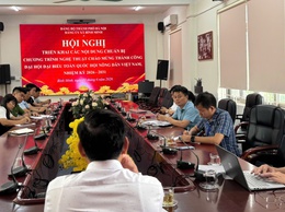 XÃ BÌNH MINH TRIỂN KHAI CÔNG TÁC PHỐI HỢP TỔ CHỨC CHƯƠNG TRÌNH NGHỆ THUẬT CHÀO MỪNG THÀNH CÔNG ĐẠI HỘI ĐẠI BIỂU TOÀN QUỐC HỘI NÔNG DÂN VIỆT NAM LẦN THỨ IX