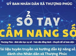 UBND xã Thượng Phúc ra mắt Sổ tay Cẩm nang số, đưa tri thức số đến gần người dân