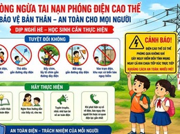 Bình Minh tăng cường phòng ngừa tai nạn phóng điện cao thế cho học sinh dịp hè