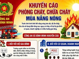 Xã Bình Minh chủ động phòng ngừa cháy, nổ trong mùa nắng nóng