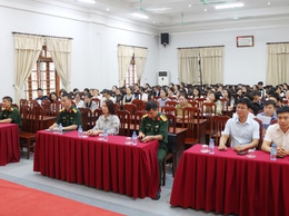 Quốc Oai khai mạc lớp bồi dưỡng kiến thức quốc phòng và an ninh đối tượng 4 năm 2026