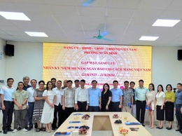 Phường Xuân Đỉnh gặp mặt các cơ quan báo chí nhân kỷ niệm 101 năm Ngày Báo chí Cách mạng Việt Nam