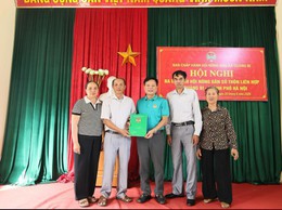 Hội Nông dân xã Quảng Bị ra mắt Chi hội Nông dân số thôn Liên Hợp