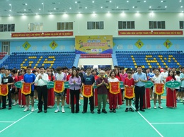 Khai mạc Giải Cầu lông Thanh Thiếu niên thành phố Hà Nội năm 2026 - Tranh Cúp Li-Ning lần thứ I tại xã Gia Lâm