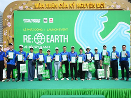 Lễ phát động “Re:Earth -Vì Hồ Tây Xanh” lan tỏa hành động bảo vệ môi trường