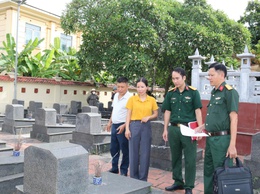 Khảo sát thực trạng mộ liệt sĩ chưa xác định thông tin tại các nghĩa trang liệt sĩ trên địa bàn xã Quảng Bị
