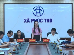 Thường trực HĐND xã làm việc với UBND xã về công tác quản lý tài sản công, bảo vệ môi trường và trật tự đô thị