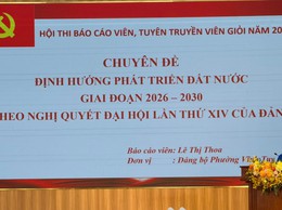 PHƯỜNG VĨNH TUY THAM GIA SƠ KHẢO HỘI THI BÁO CÁO VIÊN, TUYÊN TRUYỀN VIÊN GIỎI THÀNH PHỐ HÀ NỘI NĂM 2026