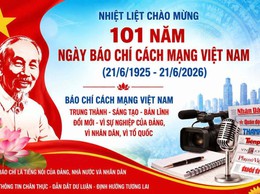 CHÚC MỪNG NGÀY BÁO CHÍ CÁCH MẠNG VIỆT NAM 21/6/1925 - 21/6/2026