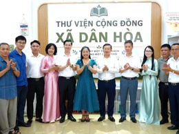 RA MẮT THƯ VIỆN CỘNG ĐỒNG XÃ DÂN HÒA - KẾT NỐI TRI THỨC, GẮN KẾT YÊU THƯƠNG