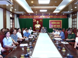 Xã Mỹ Đức tổ chức triển khai Kế hoạch tổ chức các hoạt động kỷ niệm 79 năm Ngày Thương binh - Liệt  sĩ