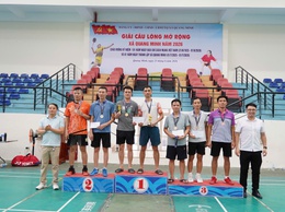 Sôi nổi khai mạc Giải Cầu lông mở rộng xã Quang Minh năm 2026